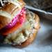 Wurst Bar's namesake burger is topped with a bratwurst, homemade sauerkraut and Swiss cheese. Melanie Maxwell | AnnArbor.com